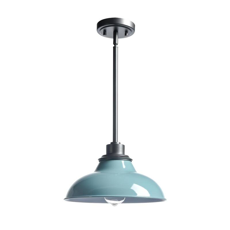 Modern pendant light sea green light fixture metal bathroom light
