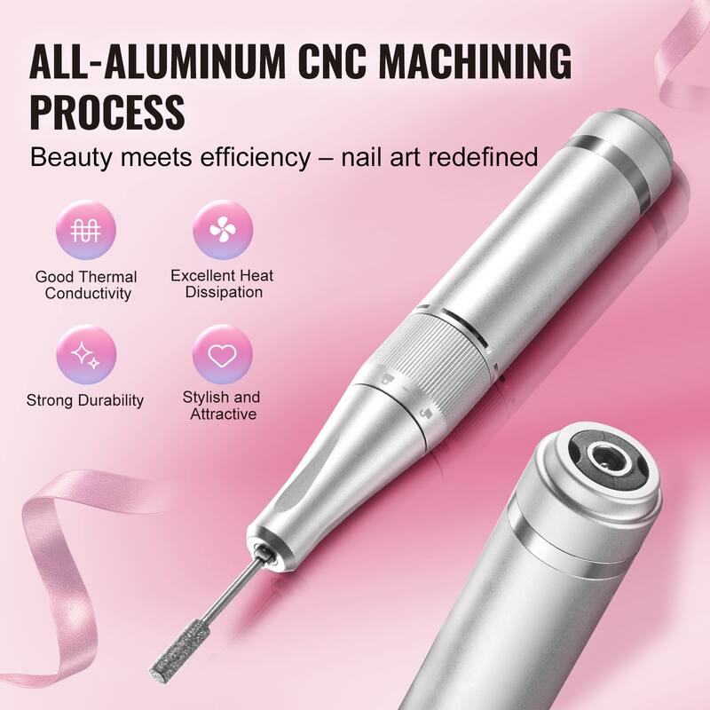 Electric Rechargeable Nail Drill for Manicure Pedicure Carve Polish