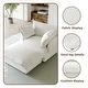 preview thumbnail 36 of 47, 39"W Oversized Chenille Comfy Cloud Chaise Lounge with Ottoman