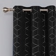 preview thumbnail 7 of 86, Deconovo Decorative Silver Diamond Curtains (2 Panel)