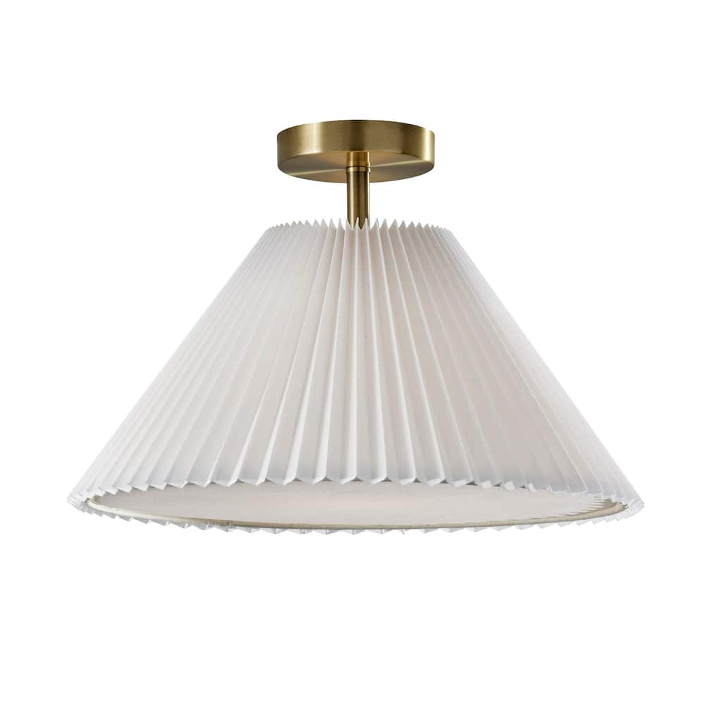 Scarlet Flush Mount - Antique Brass