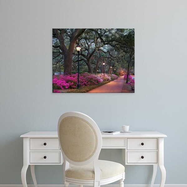 Easy Art Prints Winthrope Hiers's 'Forsythe Park' Premium Canvas Art