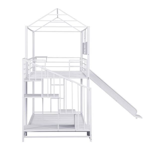 slide 2 of 13, Full House Loft Bed with Ladder - Whimsical & Spacious Design