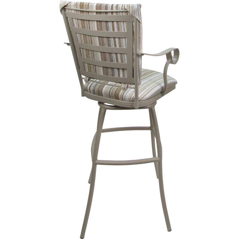 Set of 3 Outdoor Indoor Bar Stool Counter Extra Tall - Jenna PB Arms