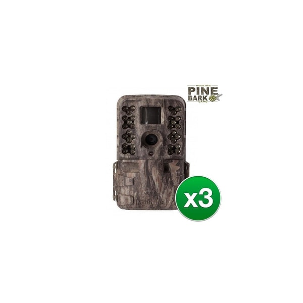 Moultrie MCG-13182 M-40i Game Camera w/ 1080p Full HD Video & 16 MP Resolution (3 Pack)