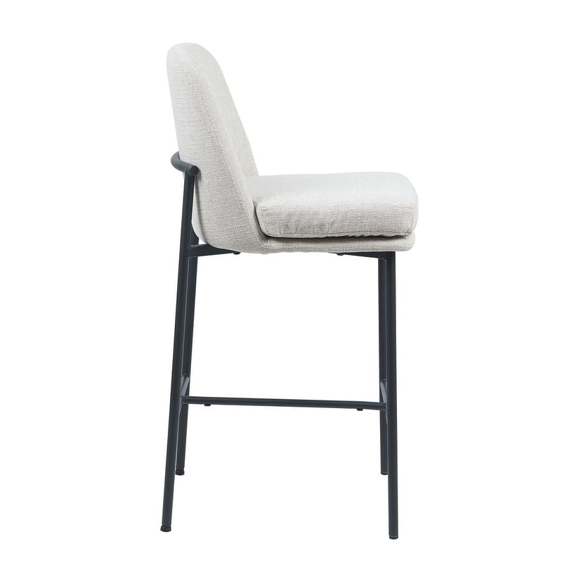 Luna 26'' Upholstered Side Counter Stool ( Set of 2)