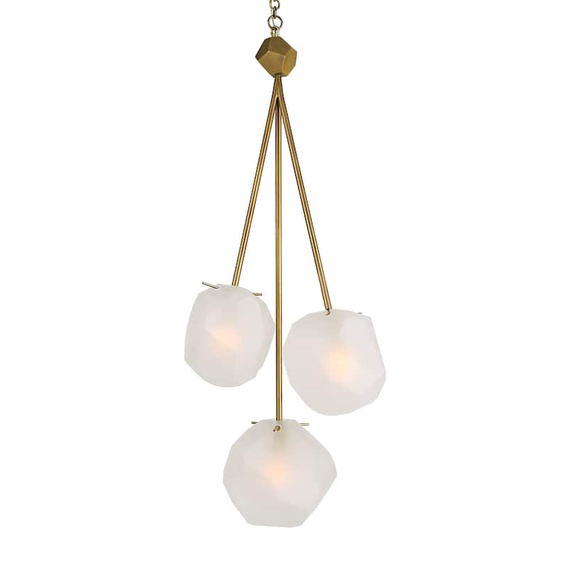 Uttermost Geodesic 3 Light Pendant - 36 H X 14 W X 12 D (in)