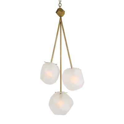 Uttermost Geodesic 3 Light Pendant - 36 H X 14 W X 12 D (in)