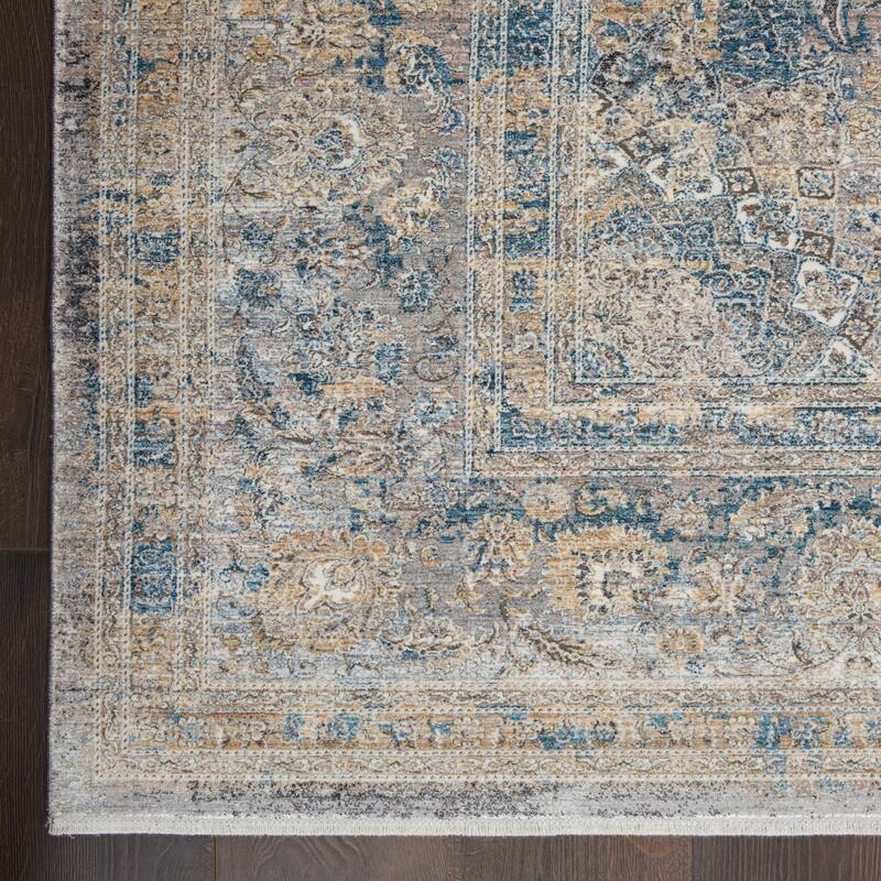 Nourison Starry Nights Vintage Persian Medallion Bordered Area Rug