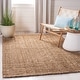 preview thumbnail 14 of 15, Martha Stewart by SAFAVIEH Handmade Severiana Jute Rug 10' Square - Natural