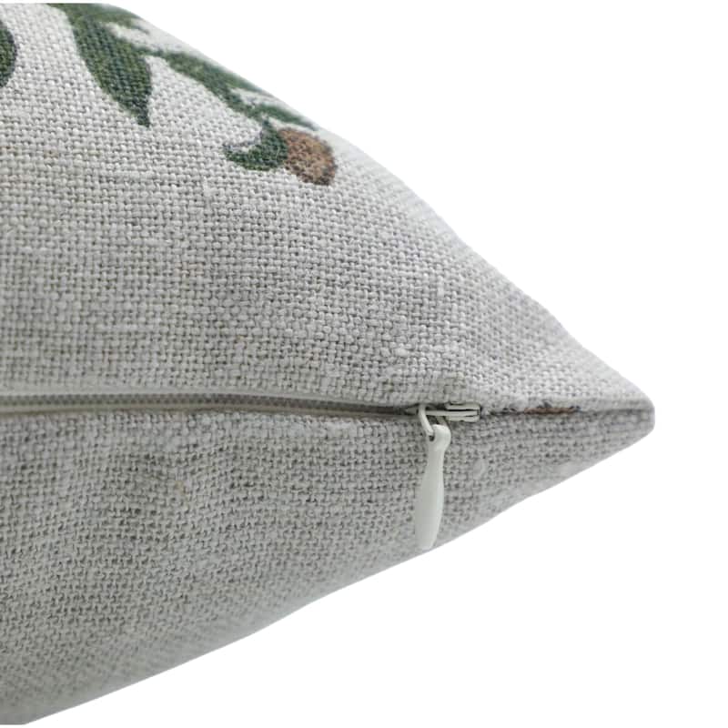Fabdivine Linen Boho Block print pillow Cover