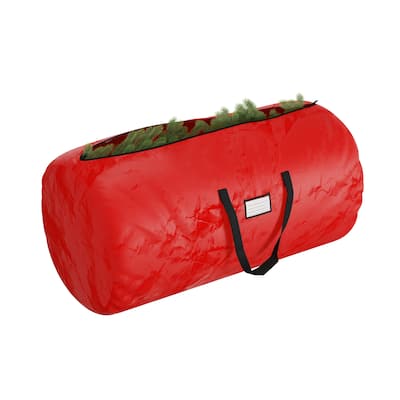 Elf Stor Deluxe Red Christmas Tree Storage Bag Xl Fits 12 Foot Tree Durable - XL, for 12 ft Tree