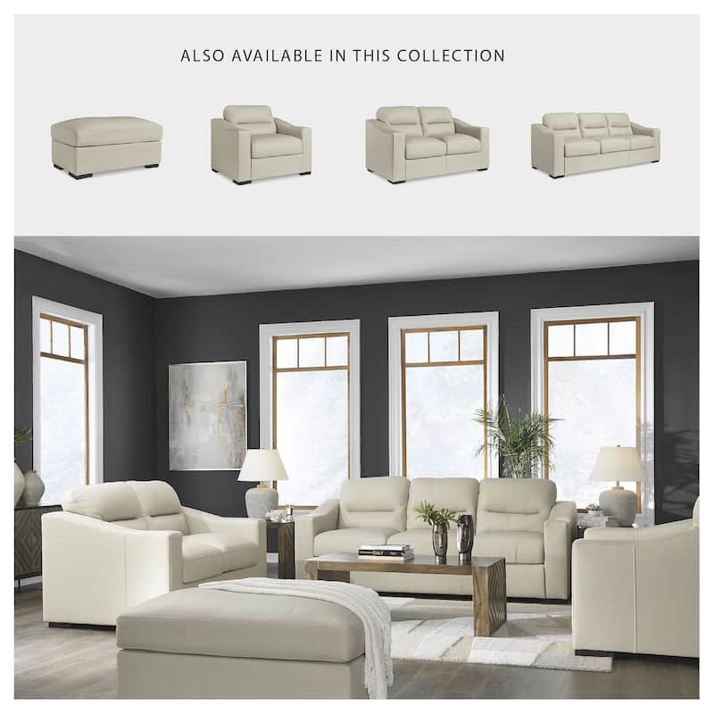 Signature Design by Ashley Treasure Trove Beige Loveseat - 67" W x 40" D x 40" H