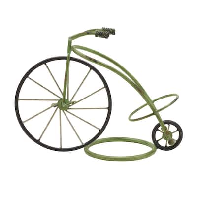 Elements Metal Bicycle Wine Holder, 12X9 Inch