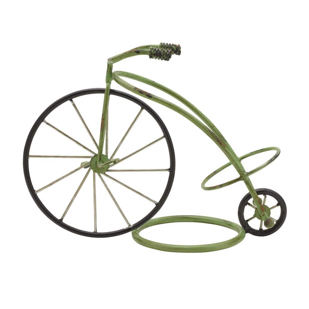 Elements Metal Bicycle Wine Holder, 12X9 Inch