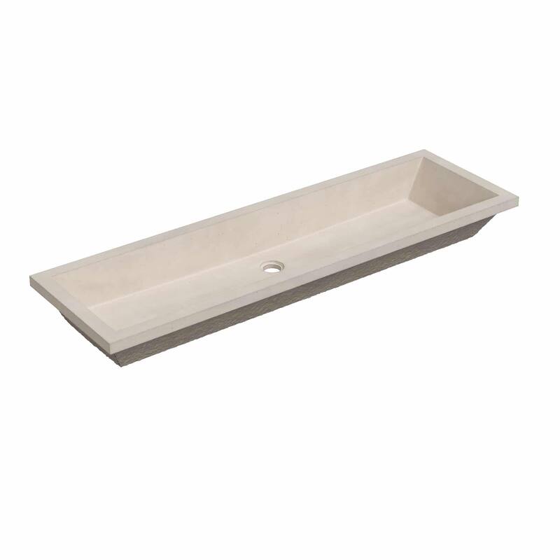 Arcata NativeStone drop-in Rectangular Bathroom Sink