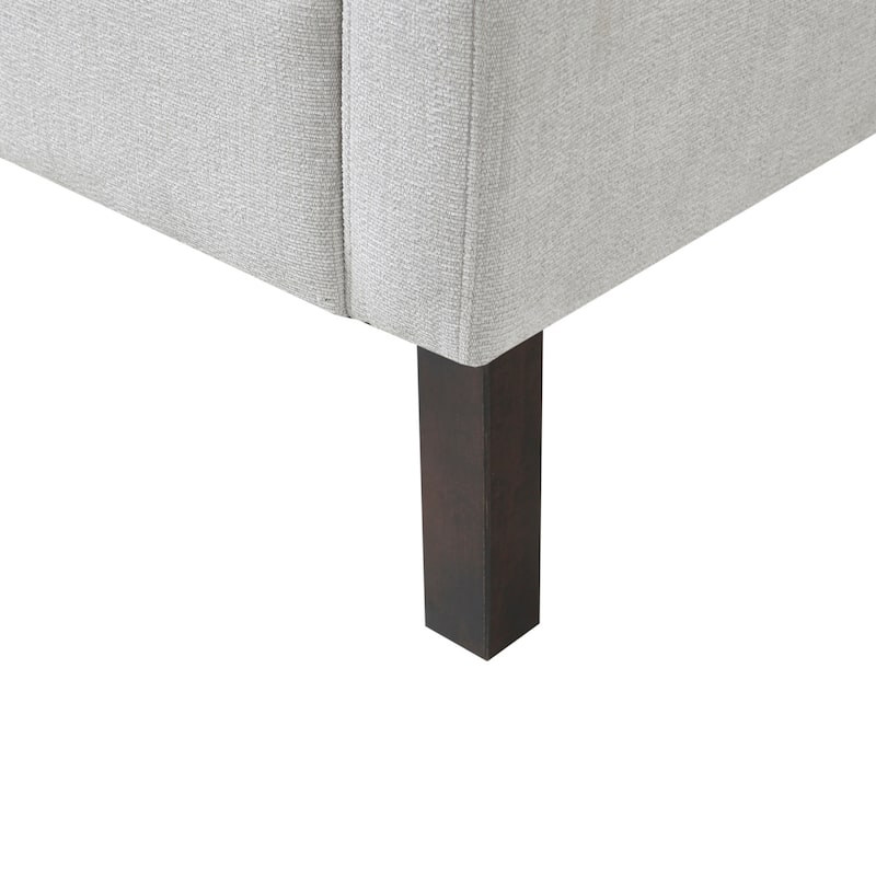 Madison Park Julie Upholstered Accent Bench - Gray