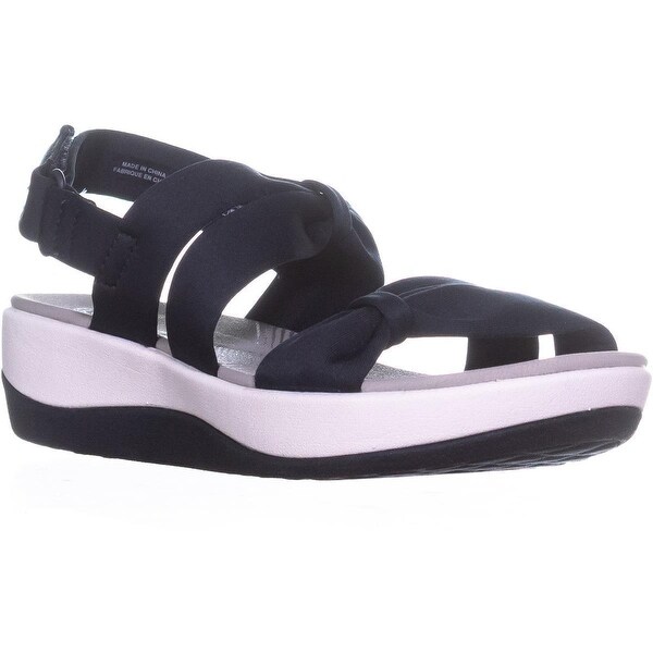 clarks collection women's cloudsteppers arla mae wedge sandals