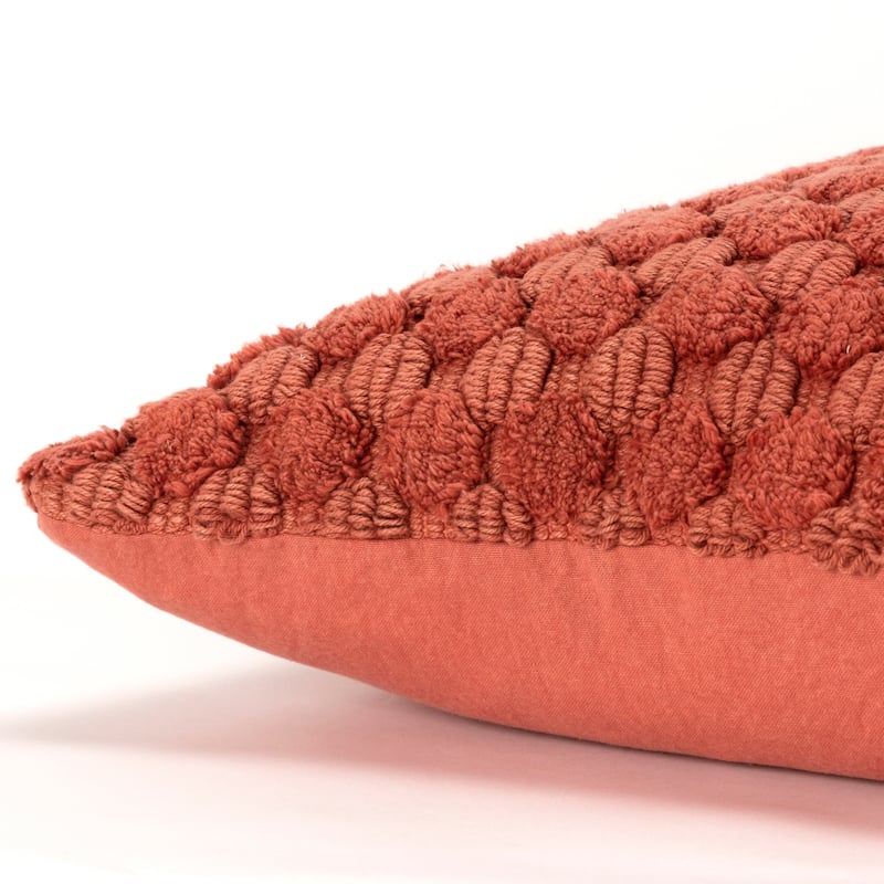 Rizzy Home Woven Textured Solid Throw Pillow