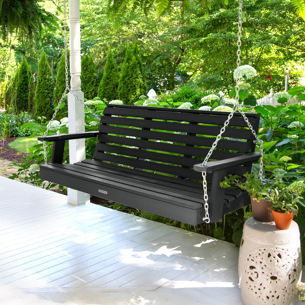 HIGHWOOD Weatherly 5-Foot Eco-friendly Synthetic Wood Porch Swing