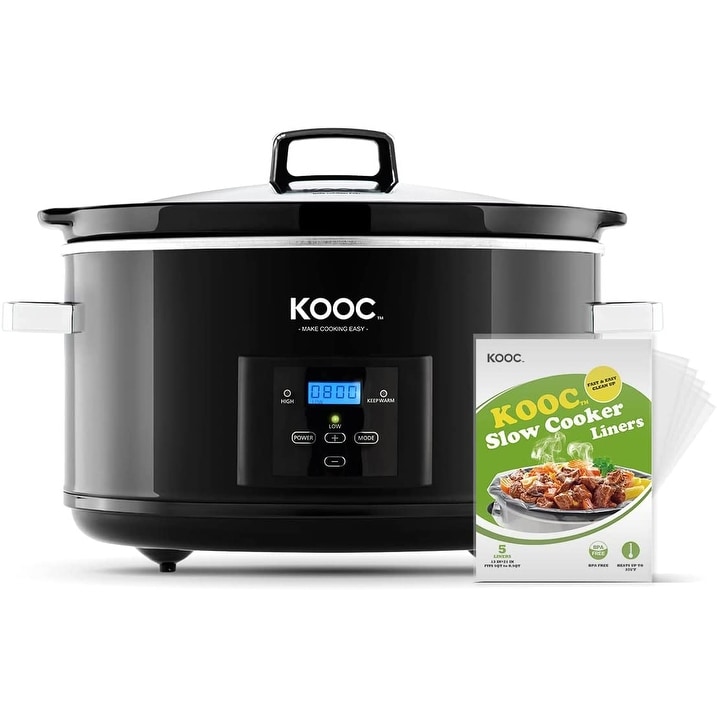 Programmable Slow Cooker with locking lid 8.5 Quart Digital