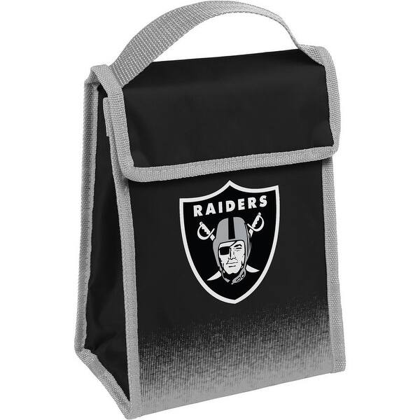 Shop Nfl Oakland Raiders Logo Sports Fan Velcro Insulated Lunch