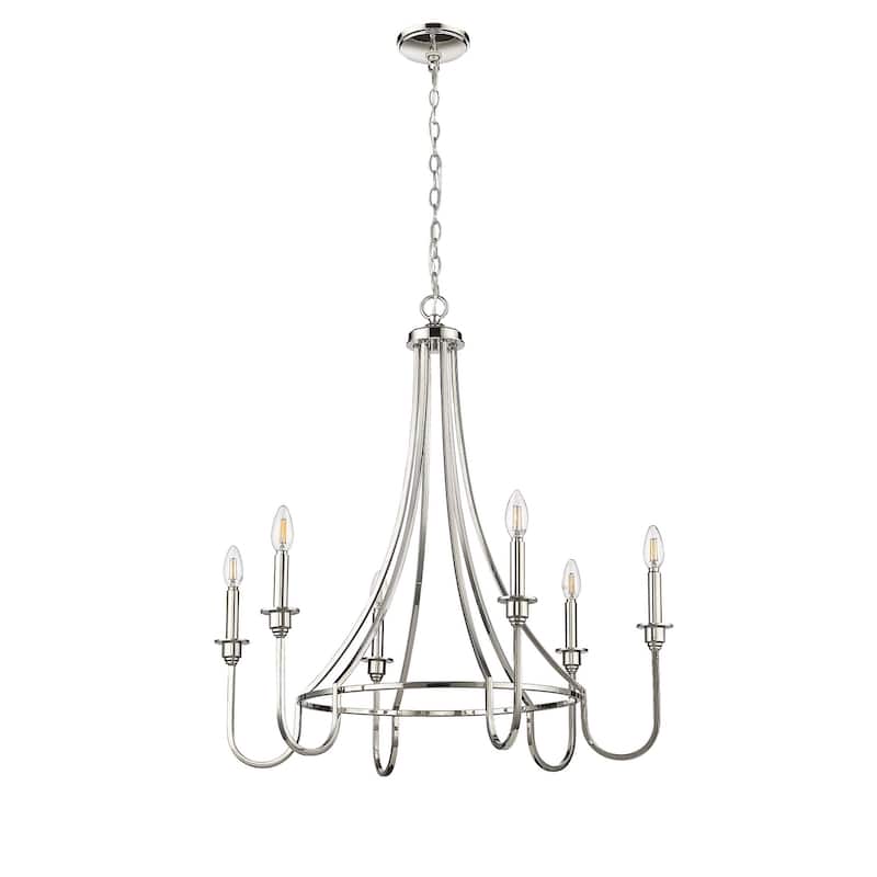 Millennium Lighting 12206 Artemis 6 Light 30" Wide Taper Candle Style
