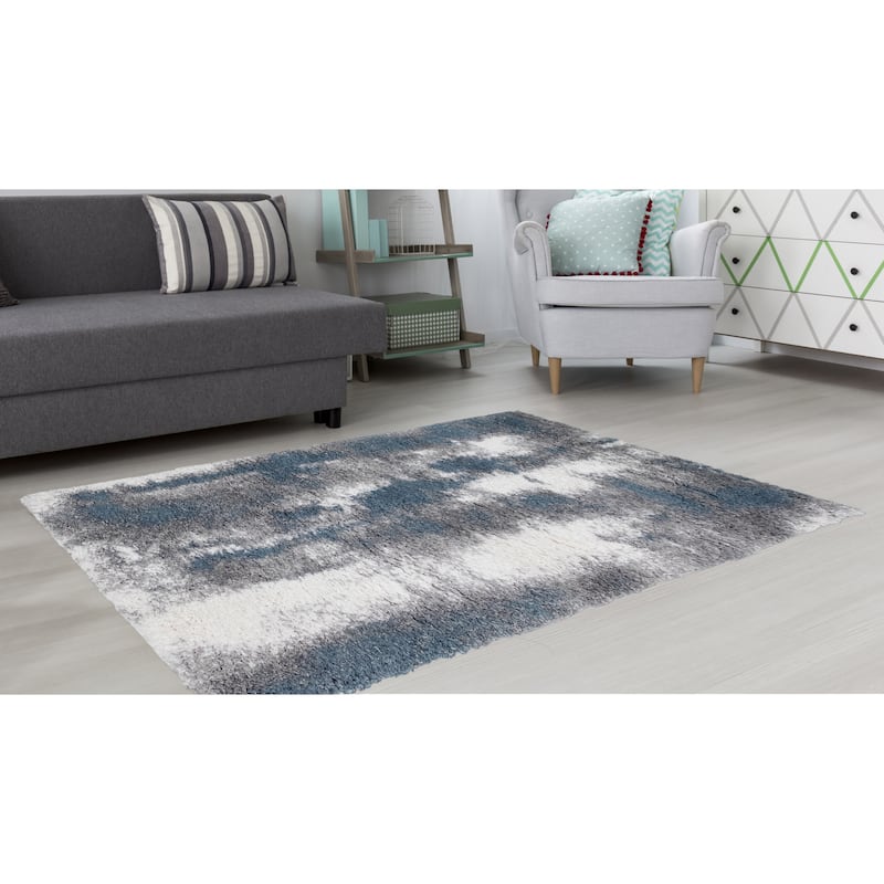 Noori Rug Lux Zara Abstract 2-Inch Shag Rug