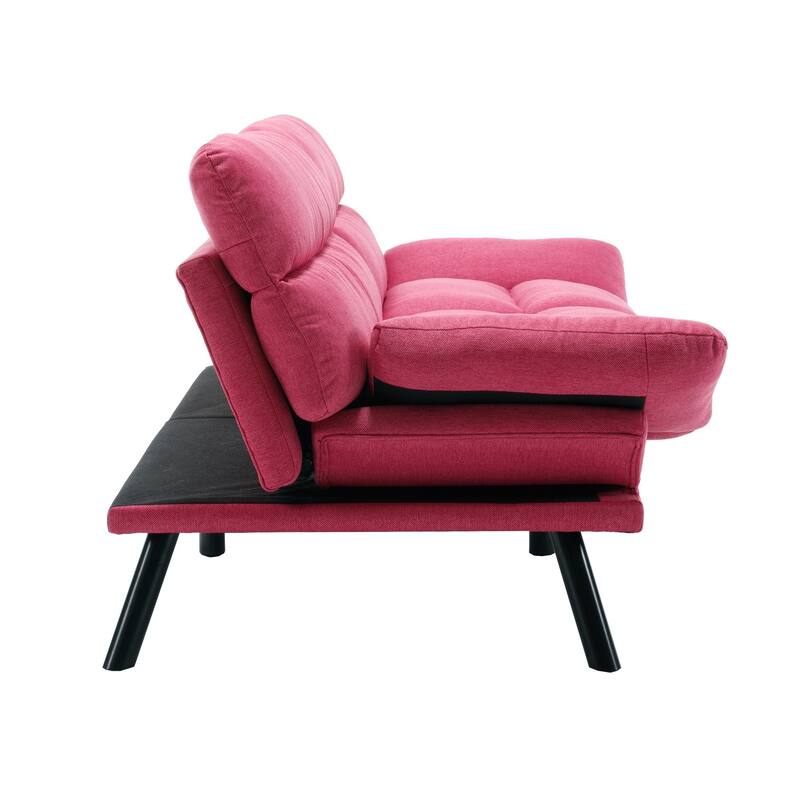 Thick cushion sofa, sofa bed, sleeper sofa with metal feet
