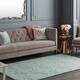 preview thumbnail 7 of 56, Hand-Woven Ali Tone-on-Tone Moroccan Trellis Wool Rug (9' x 12') - 9' x 12' Blue