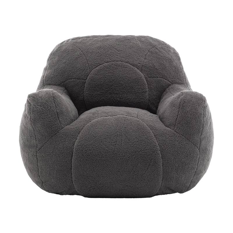 Apartment Living Room Bean Bag Chair with Tufted Soft Stuffed Filling