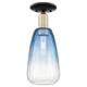 Option Black Antique Brass / Sapphire Blue Shade