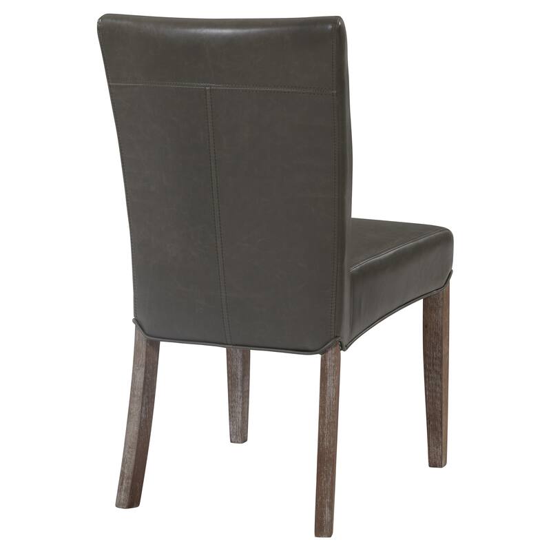 NPD Furniture Beverly Hills Bonded Leather Dining Chair (Set of 2) - na