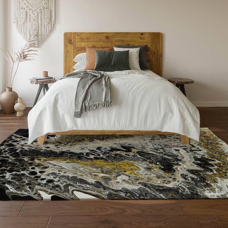 Premium Washable Super Soft Abstract Contemporary Mayfield Rug