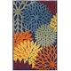 preview thumbnail 111 of 112, Nourison Aloha Floral Modern, Indoor/Outdoor Area Rug 2'8" x 4' - Navy/Multicolor