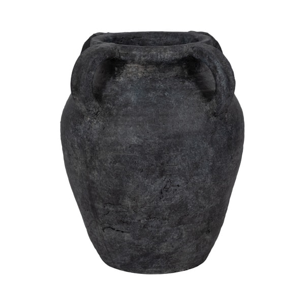 Sagebrook Home Multi Handle Jug, Black/White - 10" x 10" x 12" - Black