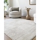 preview thumbnail 3 of 19, Galey Alix x Livabliss Architect I Modern Geometric Area Rug Brown - 2' 7" x 7' 3"