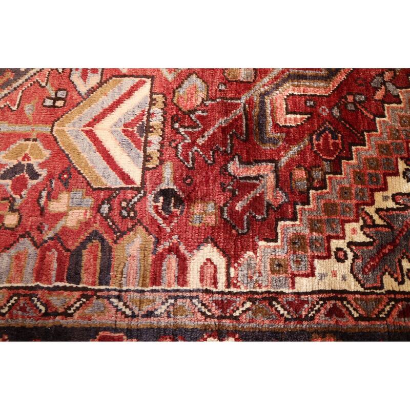 ECARPETGALLERY Hand-knotted Sarabi Dark Red Wool Rug - 9'5 x 12'2