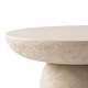 preview thumbnail 4 of 6, Concrete Round Coffee Tables Accent Center Table