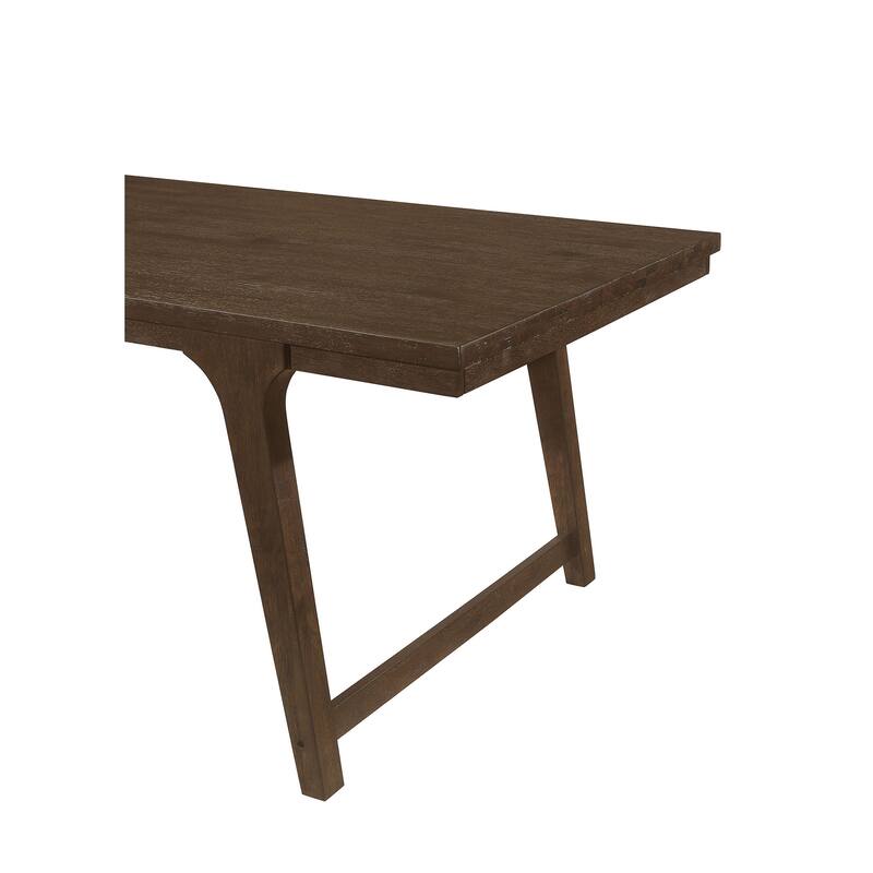 Reynolds Rectangular 79-inch Wood Dining Table Brown Oak