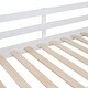 preview thumbnail 16 of 40, Twin Over Twin Wooden Bunk Bed with Roof, Slide and Ladder