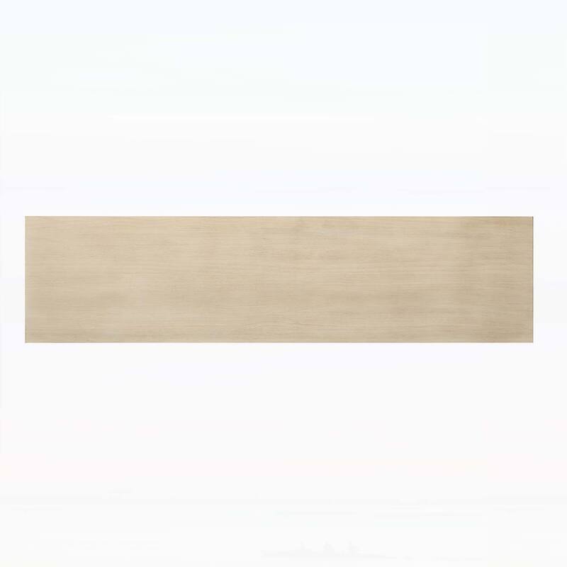 Stylish Modern Console Table with Metal Accents and Practical Built