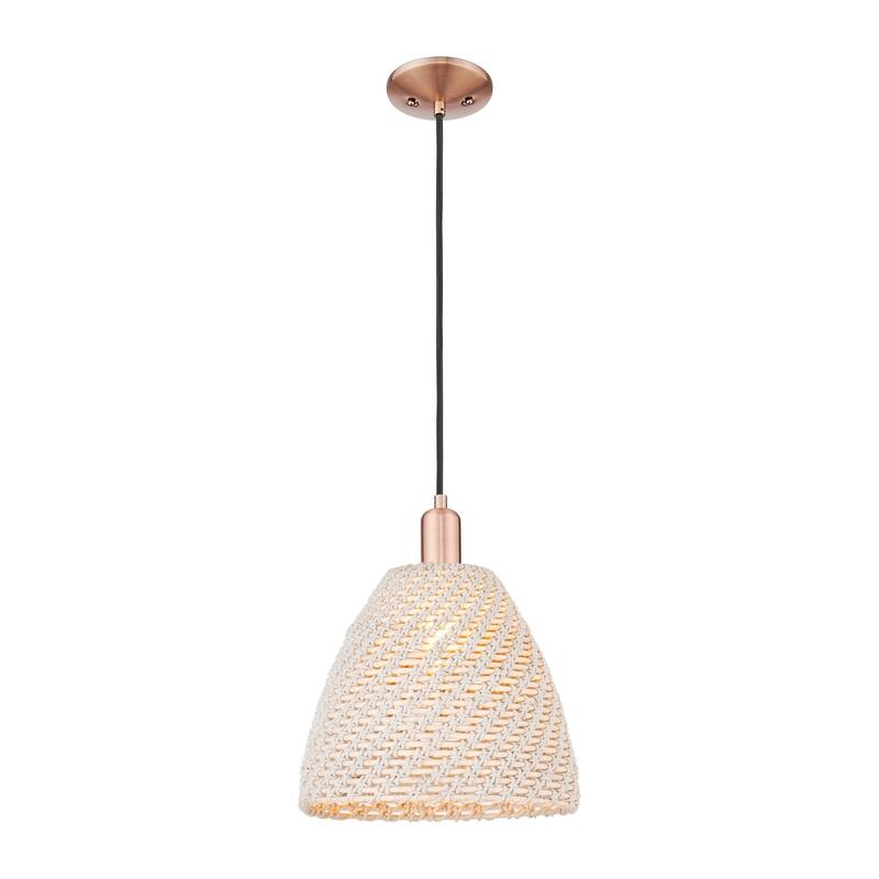 Innovations Lighting Downtown Urban - Natural Ballston Dome - 1 Light 12" Cord Hung Mini Pendant