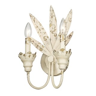 Golden Lighting 0846-2W Lillianne 2 Light 15" Tall Wall Sconce