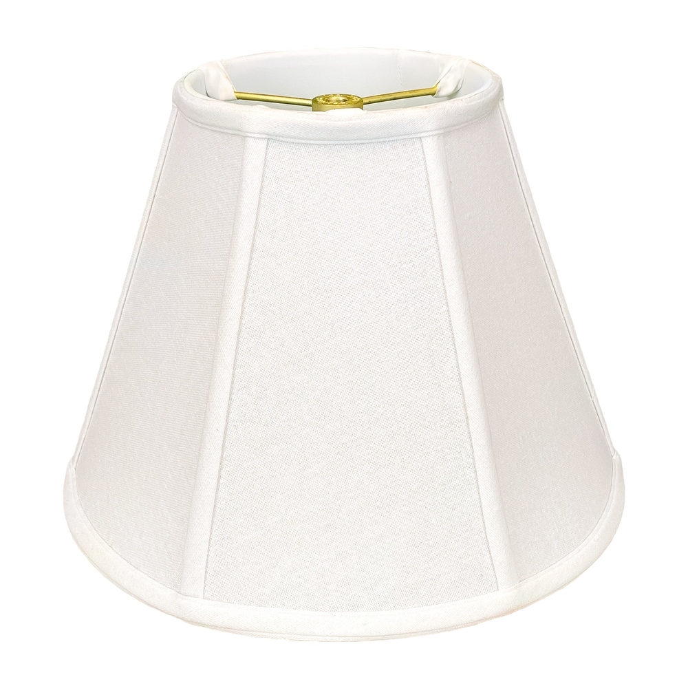 7" x 16" x 11 3/8" Off White Pagoda Style Tissue Shantung Fabric Lamp Shade 842W 