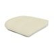 preview thumbnail 3 of 20, Sunbrella Solid Color 19.5-inch Curved Outdoor Seat Pad Canvas Canvas
