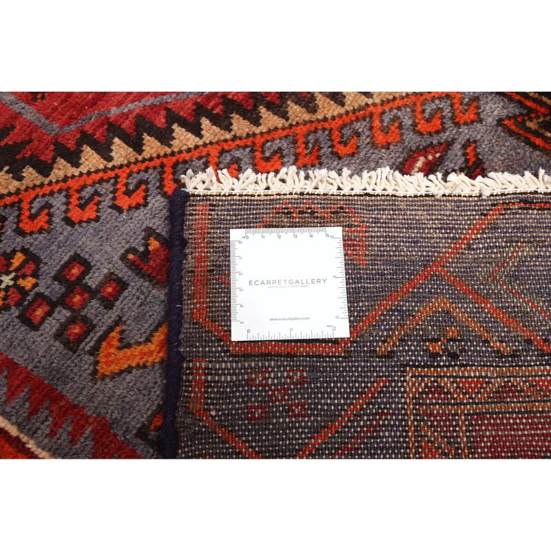 ECARPETGALLERY Hand-knotted Andelz Red Wool Rug - 4'2 x 6'6