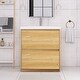 preview thumbnail 18 of 152, Floating Bathroom Vanity with Integrated Resin Top 29.53'' x 19.69'' x 33.46'' - Natural Oak