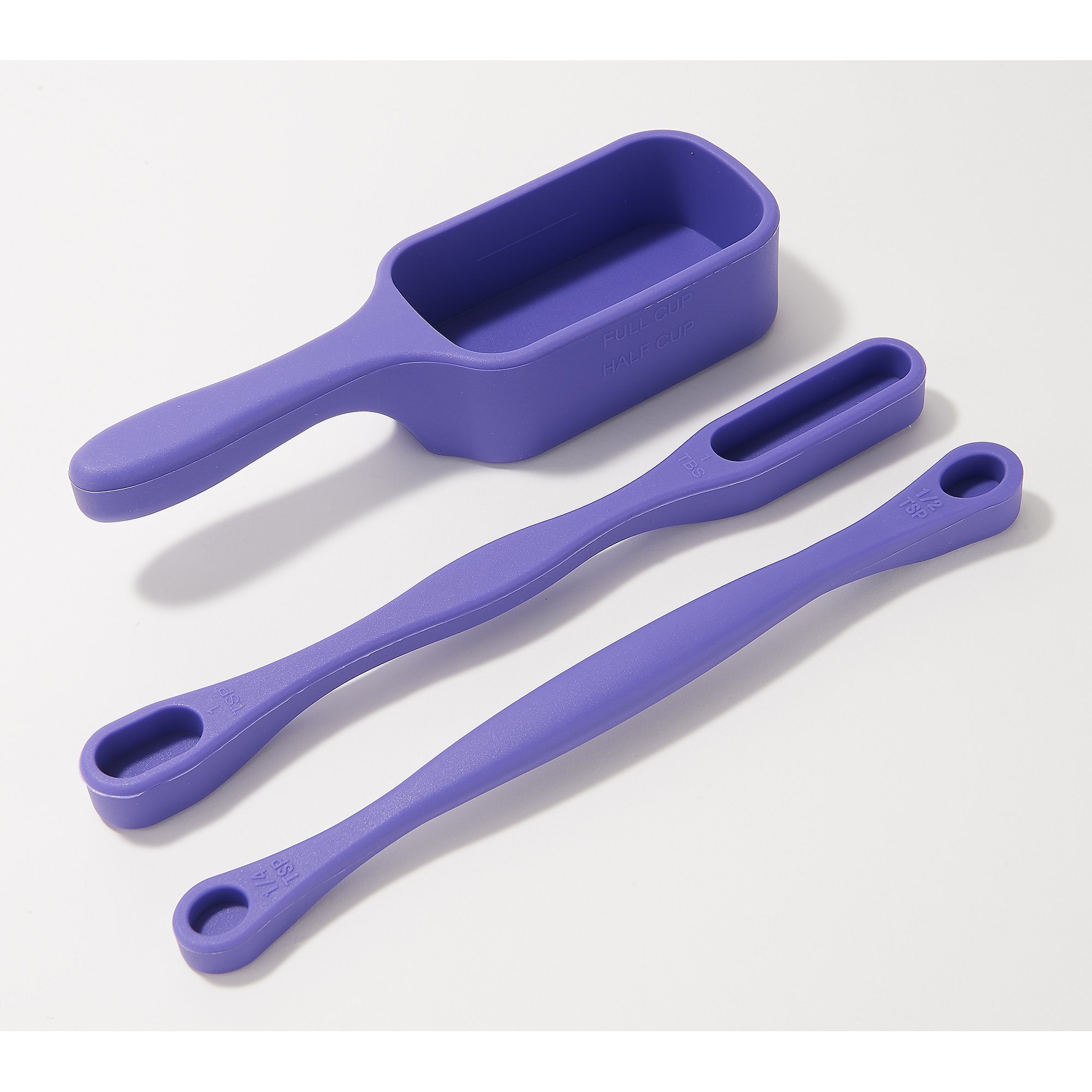 Mad Hungry Silicone Spurtle Baking Prep Set w/ Measuring Cup 4 Piece