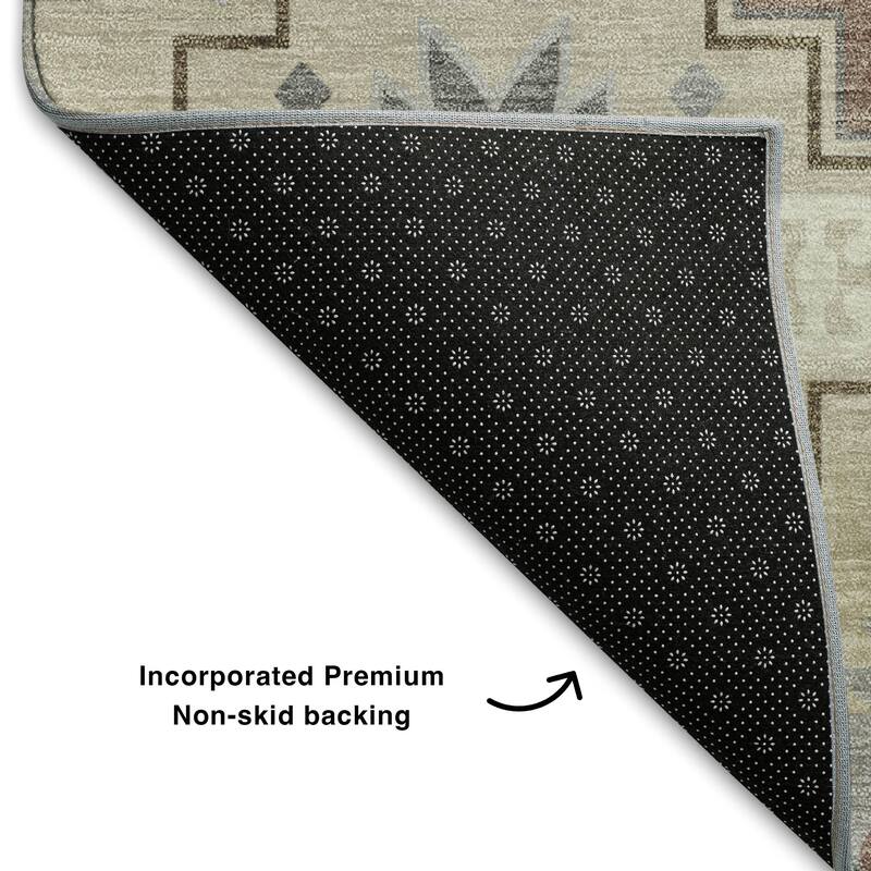 Premium Washable Super Soft Southwest Tribal Mayfield Rug